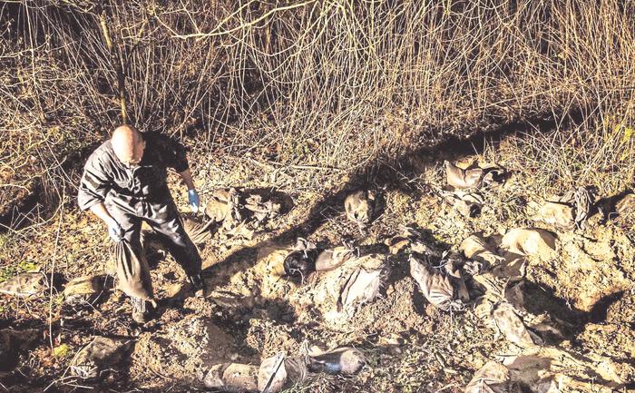 Zwei Rohrbomben bei Frauenberg gefunden 2021 02 04 Rohrbombe Foto