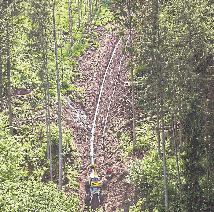 Wasser soll ab August durch Leitung fließen 2022 05 27 Wasseerleitung Foto
