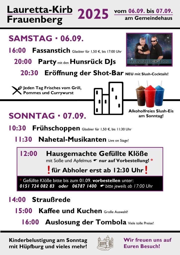 Flyer Lauretta-Kirb 2025
